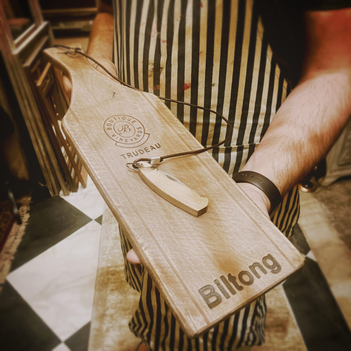 Biltong Board with Knife