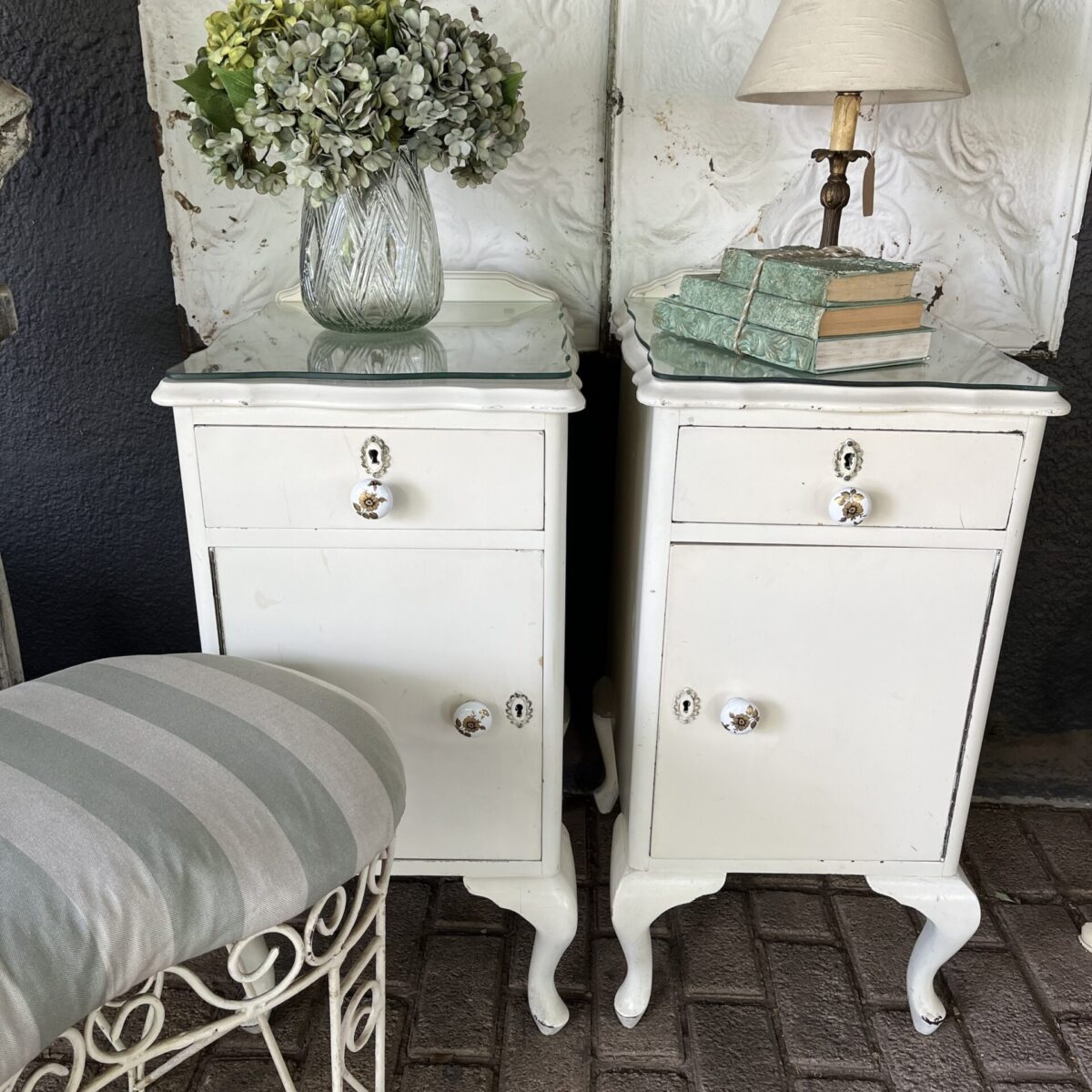 Vintage Bedside Pedestal