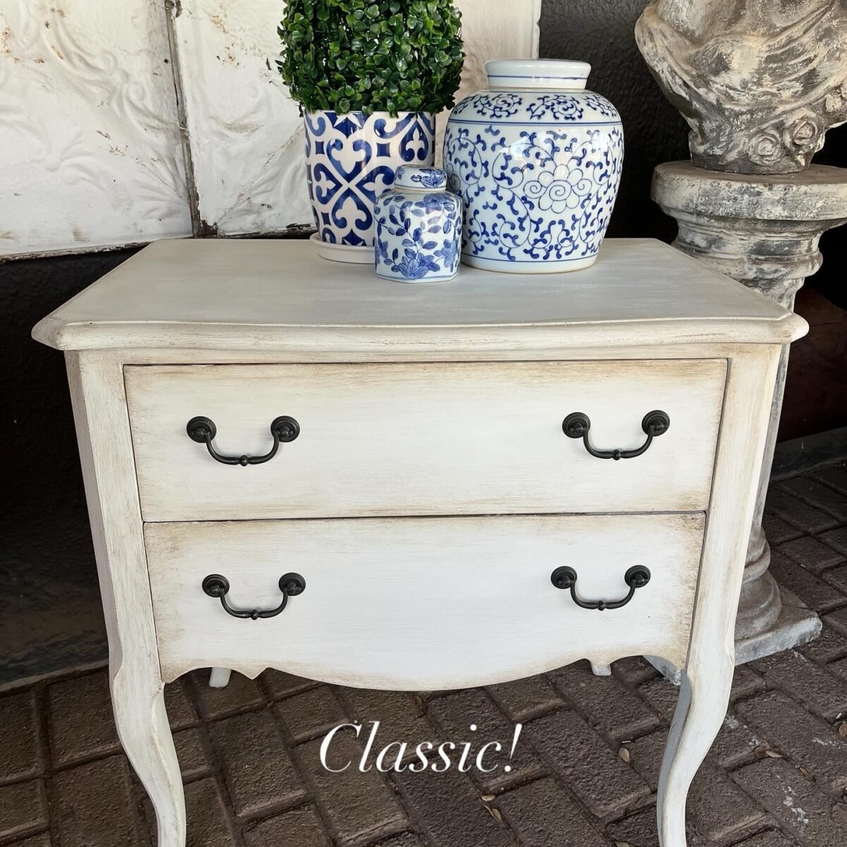 Classic Two Drawers Cabinet