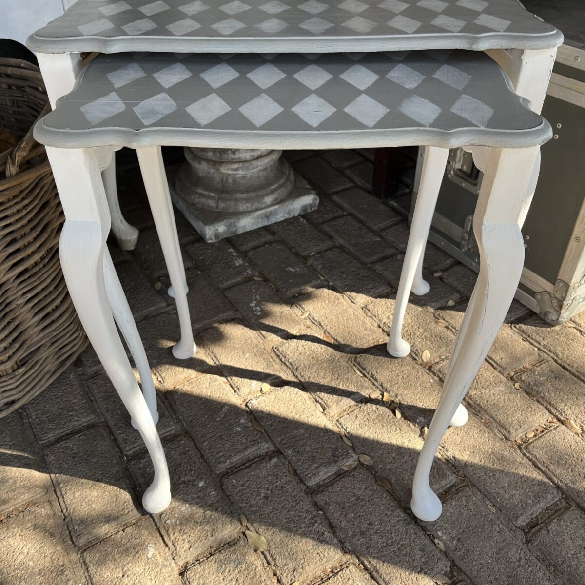 Nesting Tables Painted