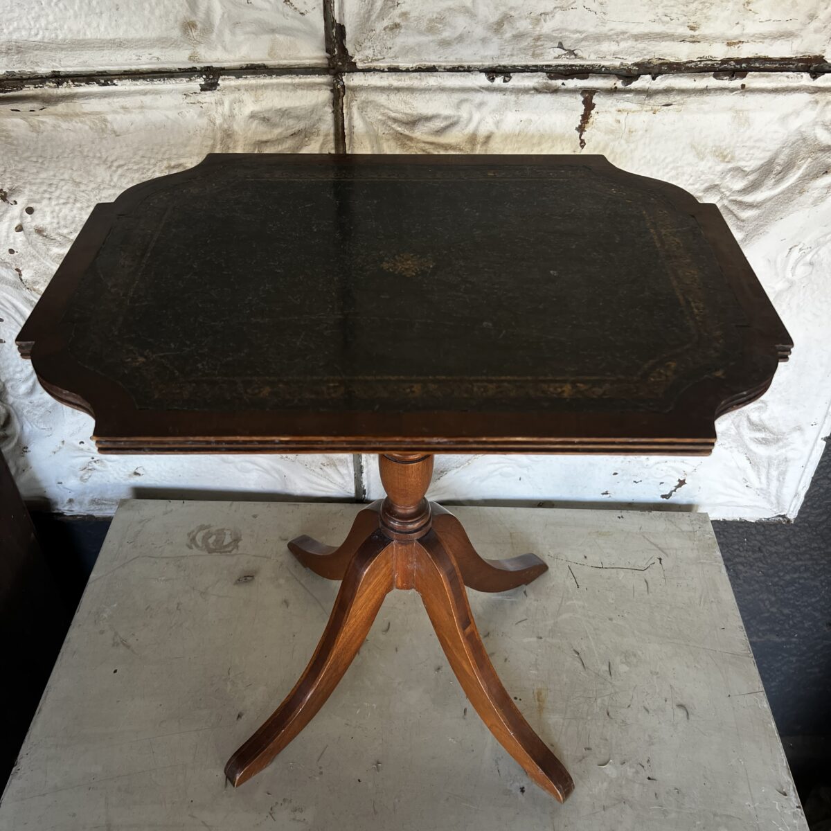 Mahogany side table